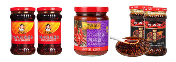 全自動辣椒醬灌裝機-辣椒醬灌裝機生產線設備灌裝樣品圖